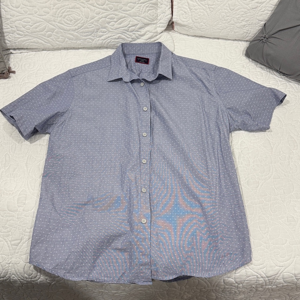 UNTUCKit Men’s Thorntan Short Sleeve Shirt